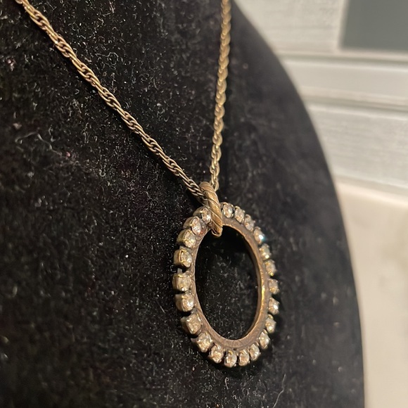 LIZ PALACIOS HALO SWAROVSKY NECKLACE. - Picture 4 of 10